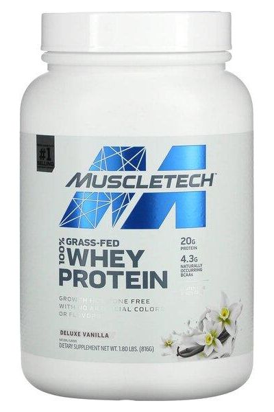 Muscletech - Grass-Fed 100% Whey Protein - Nutri.se