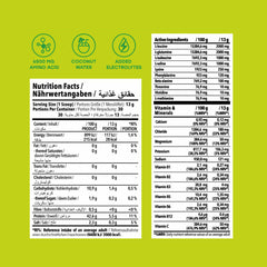 Nanosupps Hydro Amino BCAA baksida