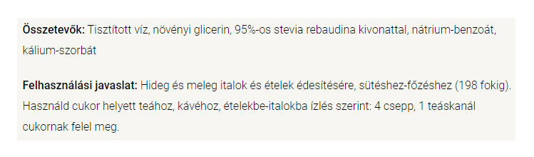 Stevia Drops – Söt Gräs & Jasmin baksida