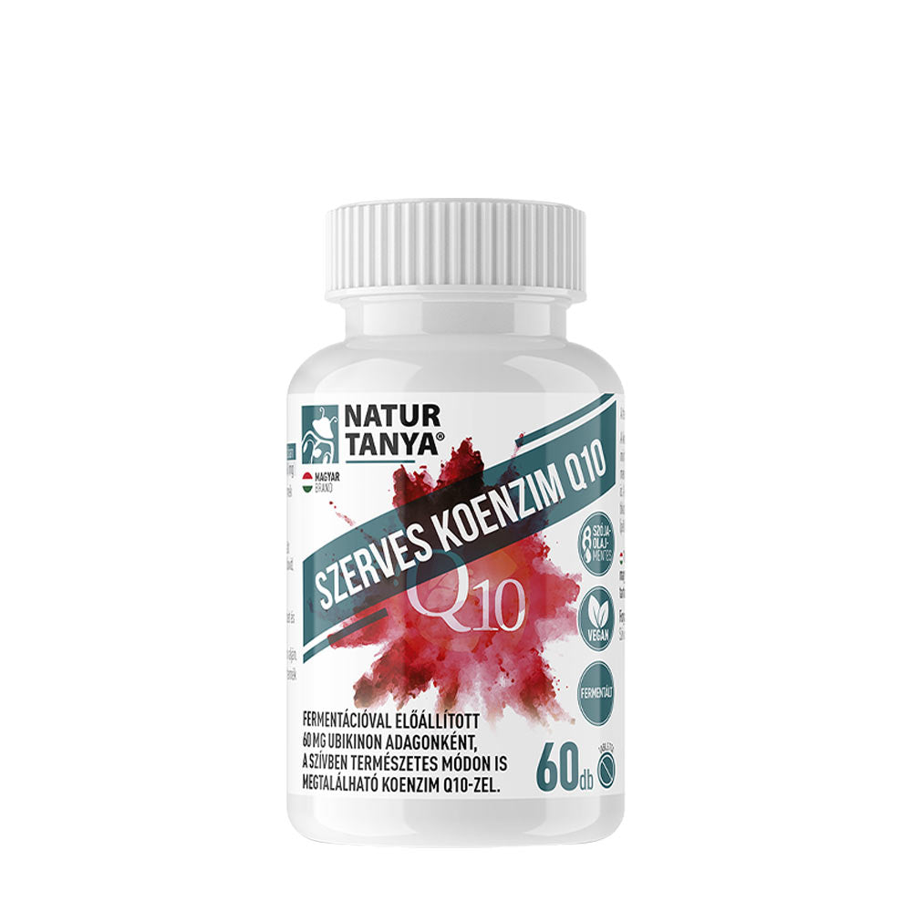 Organic Coenzyme Q10 – 60 tabletter framsida