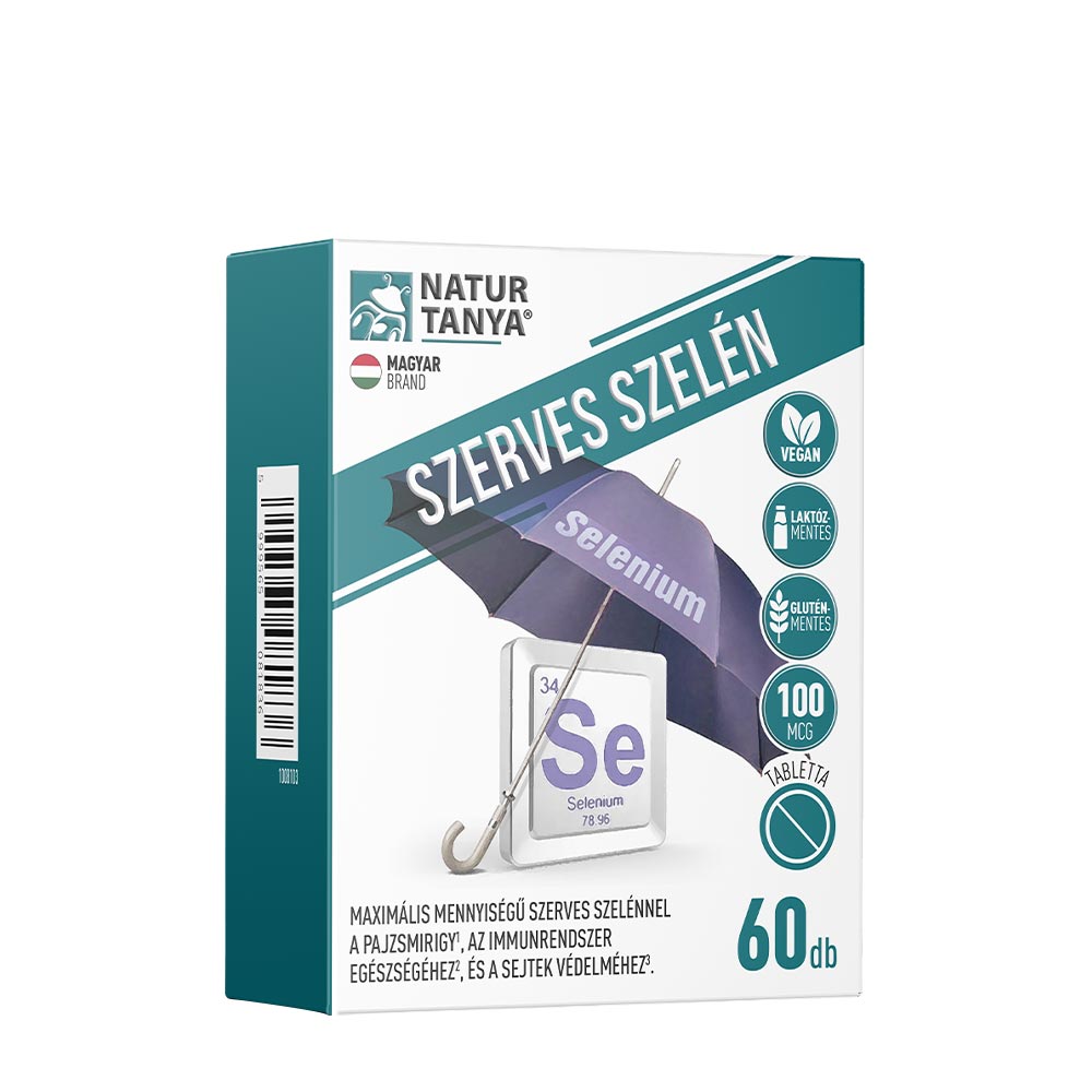 Organisk Selen 60 tabletter framsida