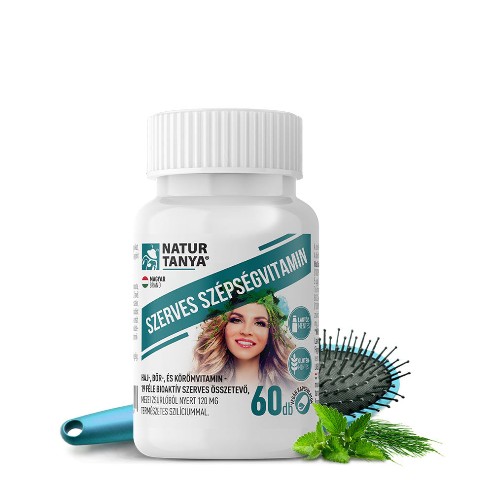 Organic Beauty Vitamin ingredienser etikett
