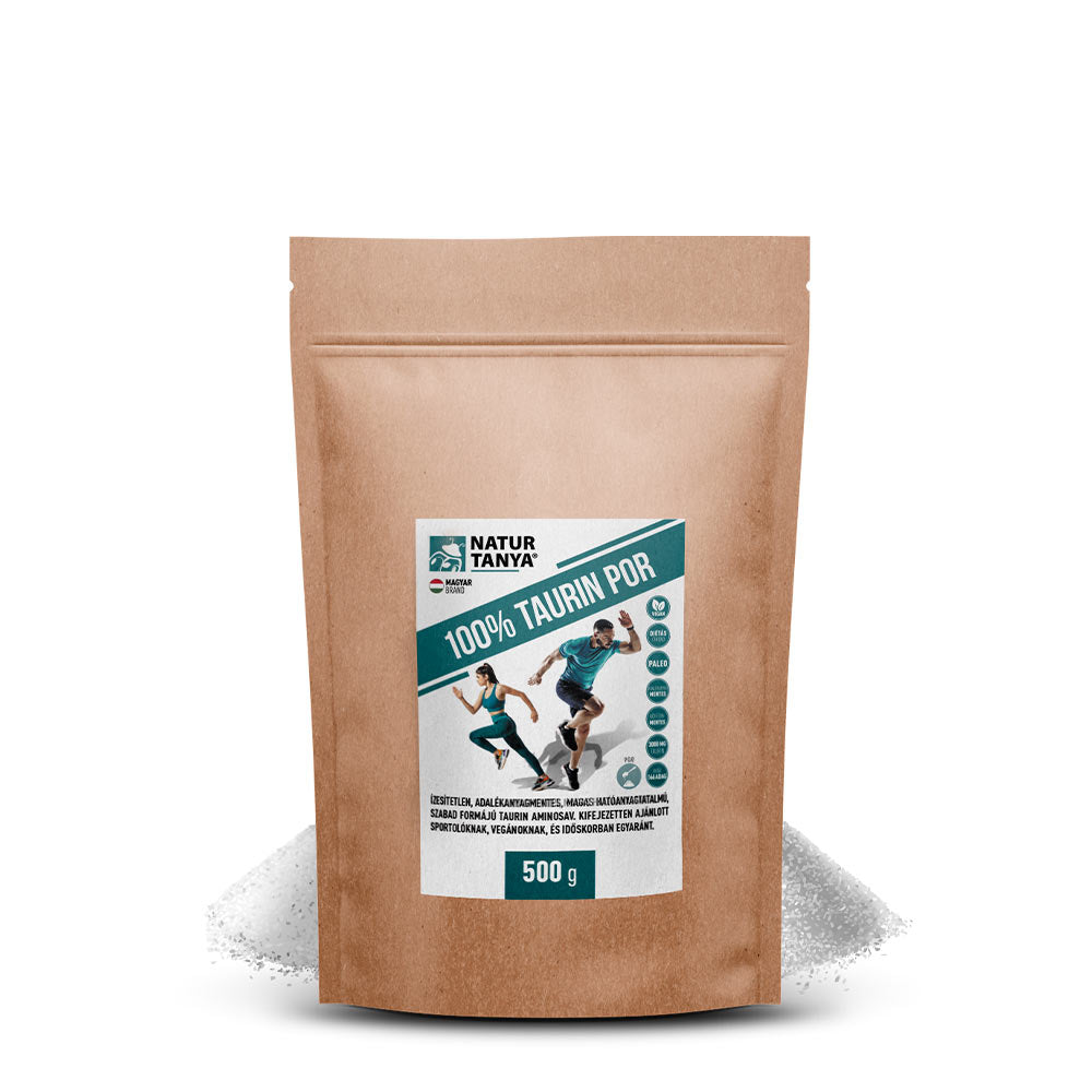 Natur Tanya Taurine Powder baksida näringsinformation