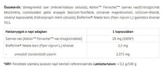 Natur Tanya Iron Bisglycinate baksida näringsfakta