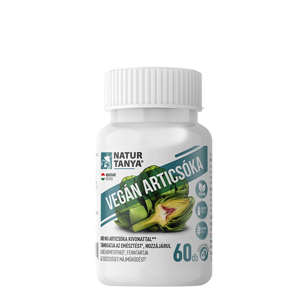 Natur Tanya Vegan Artichoke öppen förpackning