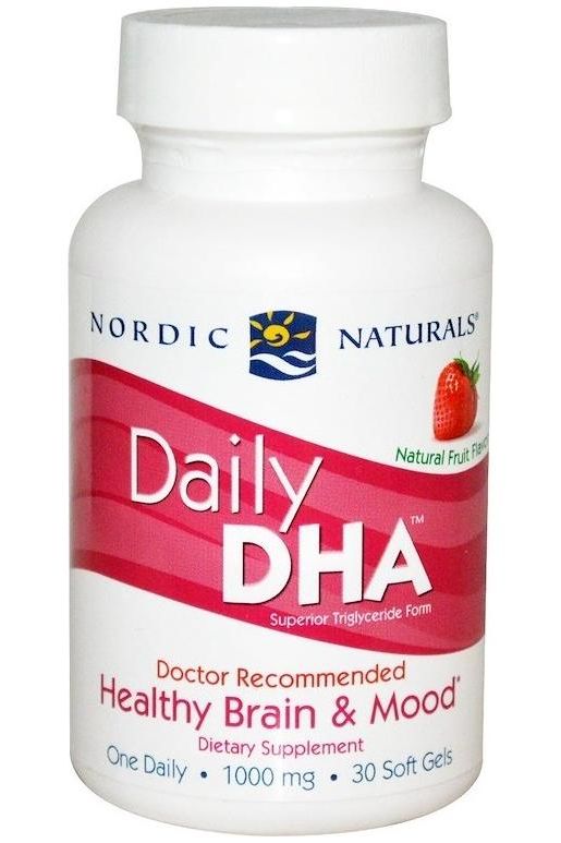 Nordic Naturals - Daily DHA, Strawberry - 30 softgels - Nutri.se