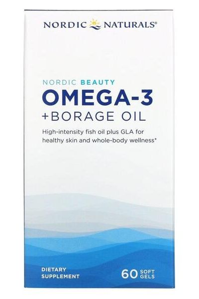 Nordic Naturals - Nordic Beauty Omega-3 + Borage Oil - 60 softgels - Nutri.se