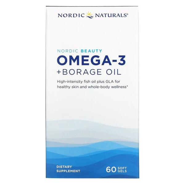 Nordic Naturals - Nordic Beauty Omega - 3 + Borage Oil - 60 softgels - Nutri.se