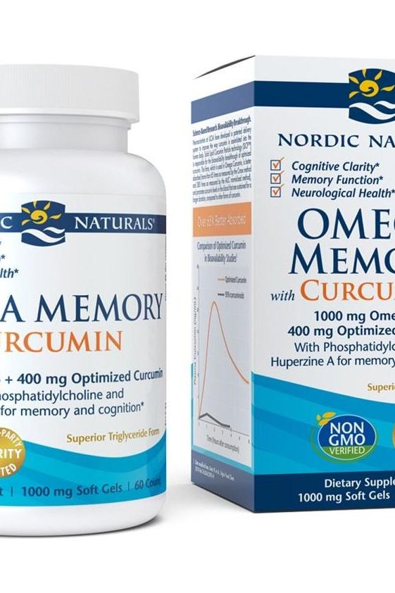 Nordic Naturals - Omega Memory with Curcumin, 1000mg - 60 softgels - Nutri.se