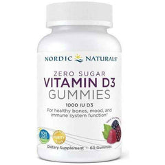 Nordic Naturals - Vitamin D3 Zero Sugar, Wild Berry - 60 gummies - Nutri.se