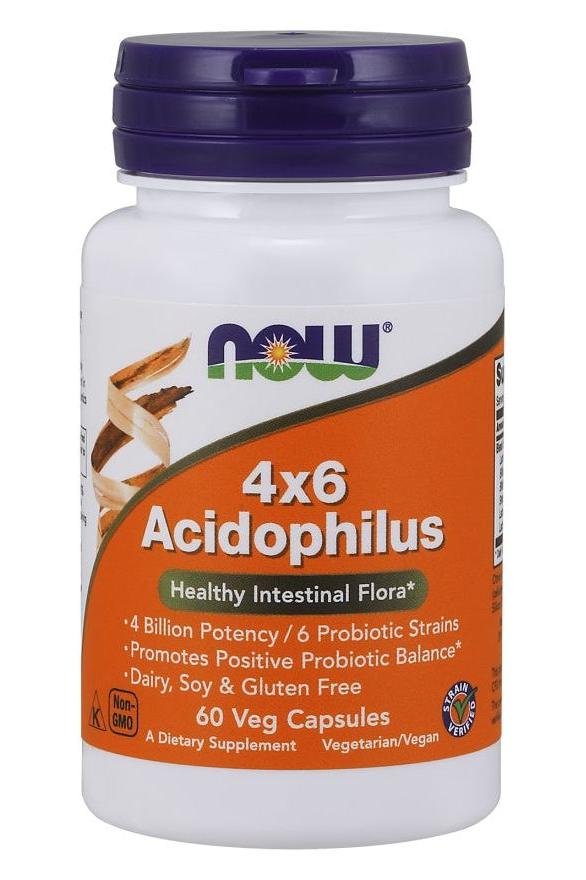 NOW Foods - Acidophilus 4X6 - Nutri.se