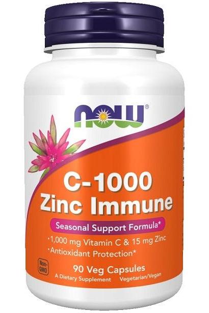 NOW Foods - C-1000 Zinc Immune - Nutri.se