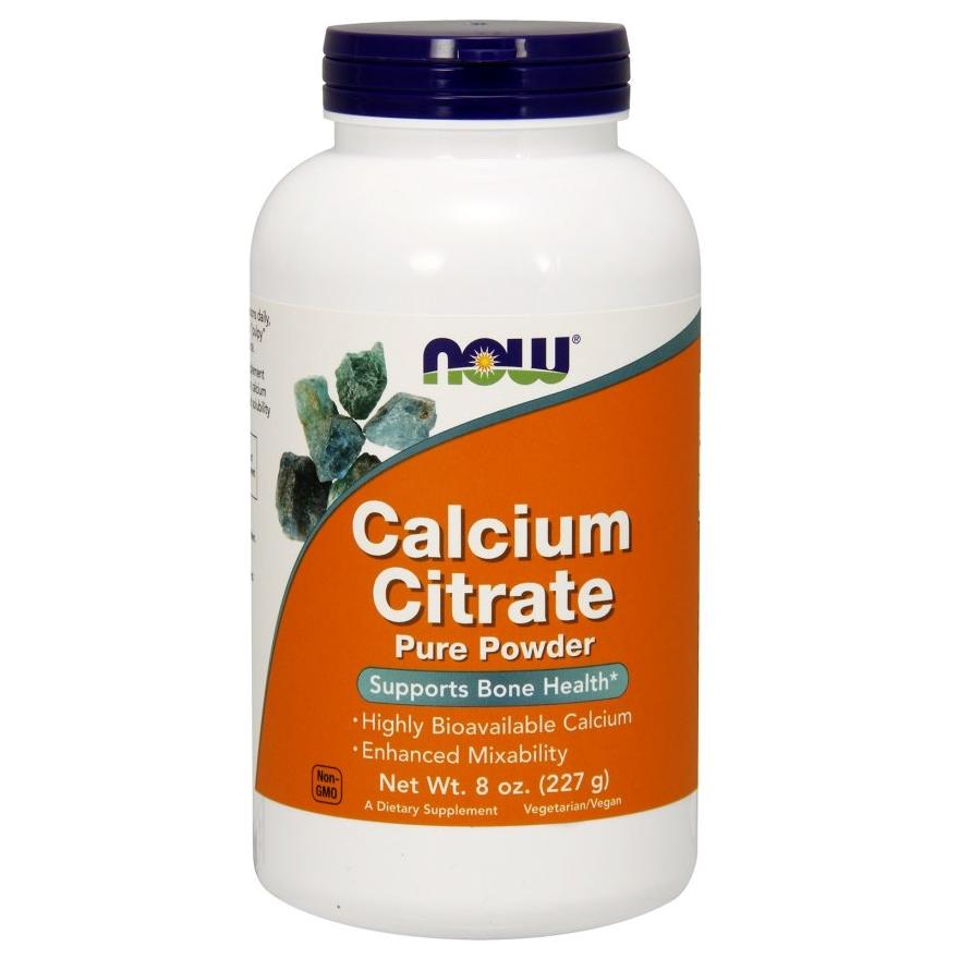 NOW Foods - Calcium Citrate Pure Powder - 227 grams - Nutri.se