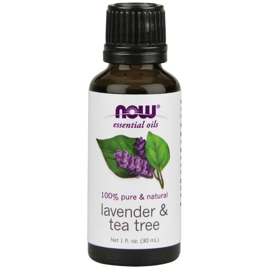 NOW Foods - Essential Oil, Lavender & Tea Tree Oil - 30 ml. - Nutri.se