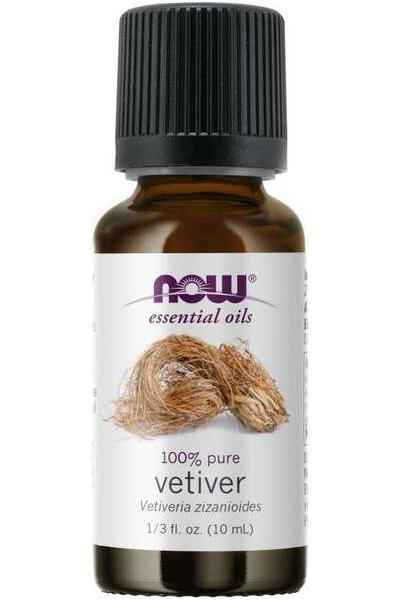 NOW Foods - Essential Oil, Vetiver Oil - 10 ml.