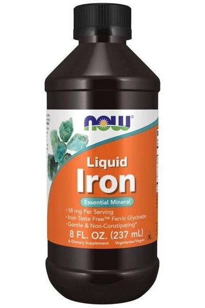 NOW Foods - Liquid Iron - 237 ml. - Nutri.se