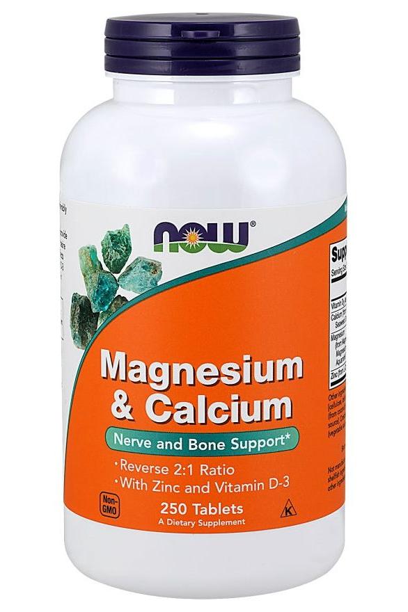 NOW Foods - Magnesium & Calcium with Zinc and Vitamin D3 - Nutri.se