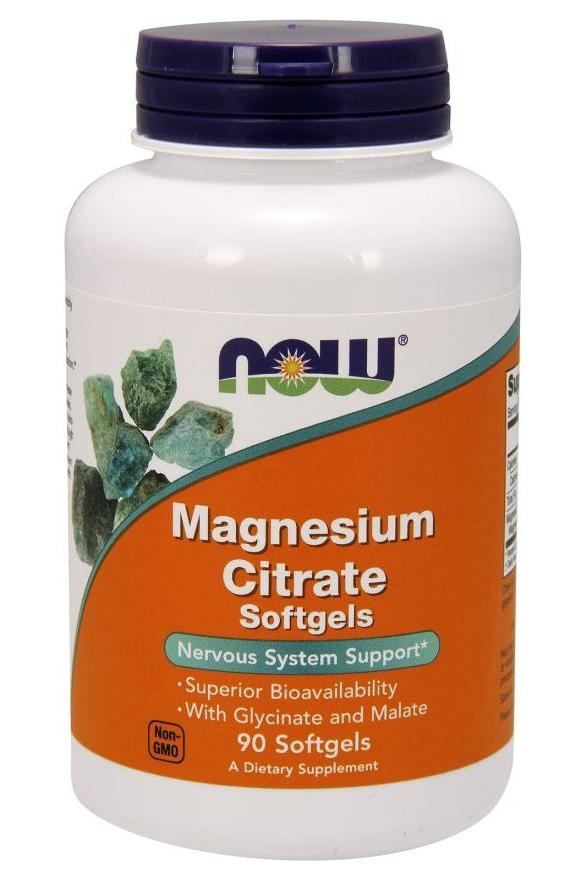 NOW Foods - Magnesium Citrate Softgels - Nutri.se