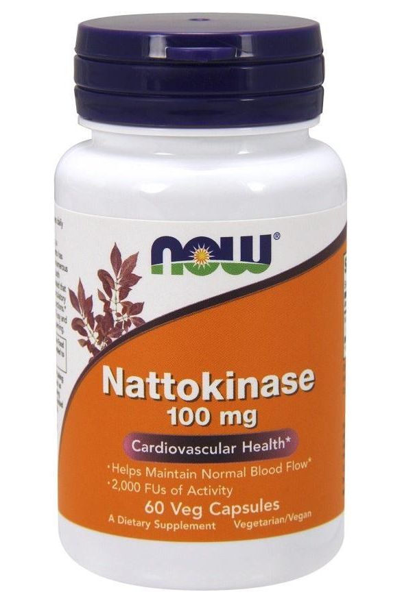 NOW Foods - Nattokinase, 100mg - 60 vcaps - Nutri.se
