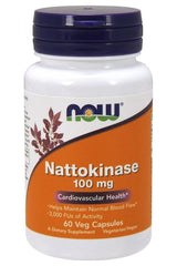 NOW Foods - Nattokinase, 100mg - 60 vcaps - Nutri.se