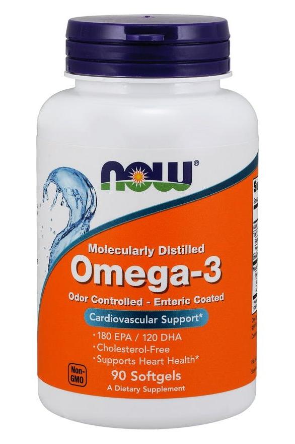 NOW Foods - Omega-3 Enteric Coated - Nutri.se