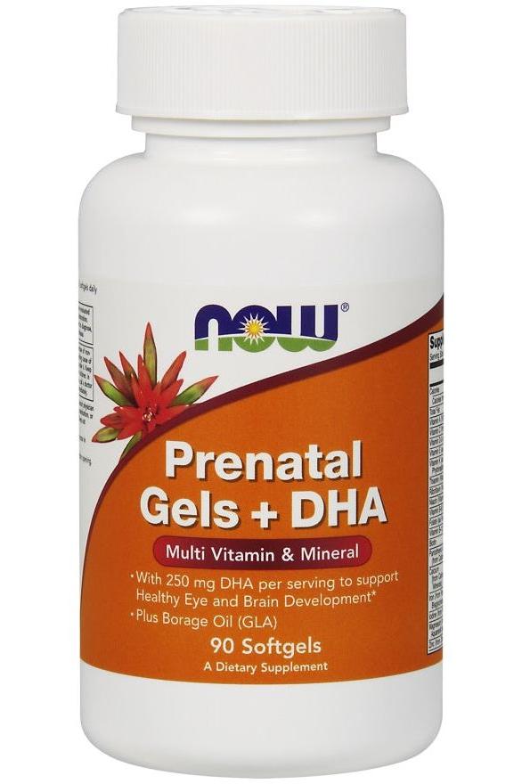 NOW Foods - Prenatal Gels + DHA - Nutri.se