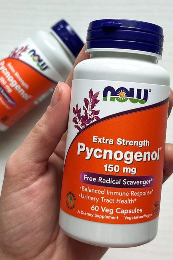 Now Foods Pycnogenol Extra Strength 150 mg Veg Capsules, 60 count, supports immune health and free radical defense.