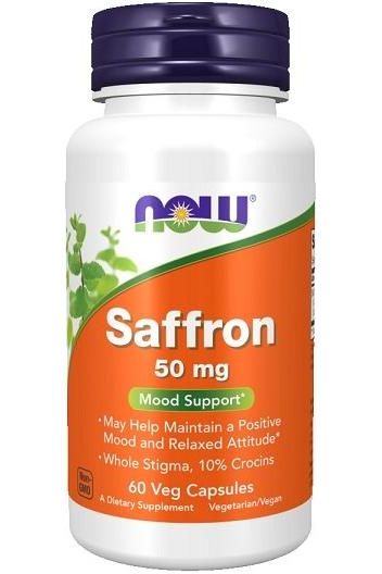 NOW Foods - Saffron, 50mg - 60 vcaps - Nutri.se