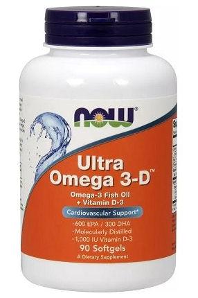 NOW Foods - Ultra Omega 3-D with Vitamin D-3 - Nutri.se