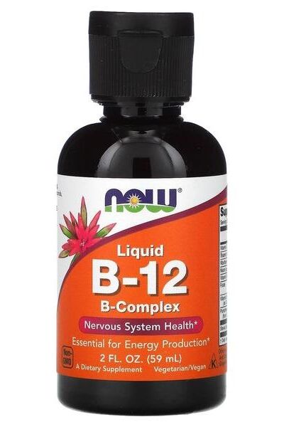NOW Foods - Vitamin B-12 Liquid B-Complex - Nutri.se