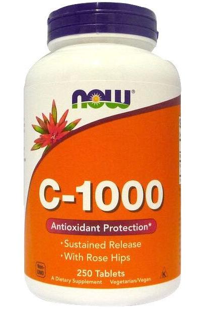 NOW Foods - Vitamin C-1000 with Rose Hips - Susteined Release - Nutri.se