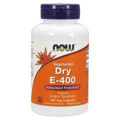 NOW Foods - Vitamin E - 400 Dry, Vegetarian - 100 vcaps - Nutri.se