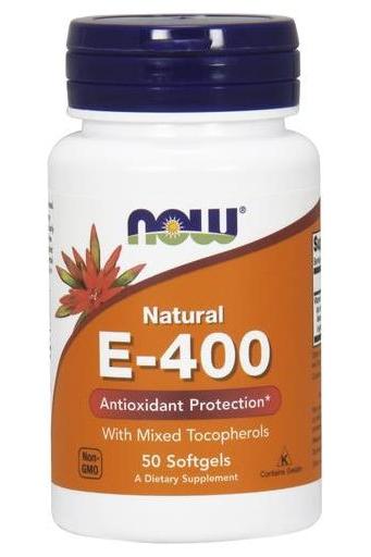 NOW Foods - Vitamin E-400 - Natural (Mixed Tocopherols) - Nutri.se