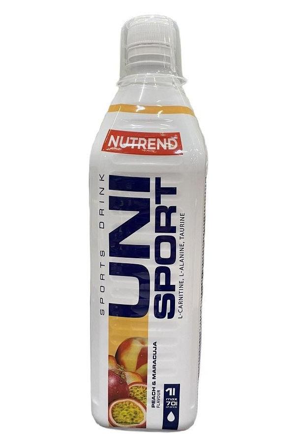 Nutrend Unisport mineraliserad hypotonisk sportdryck i 500 ml flaska med fruktsmak.