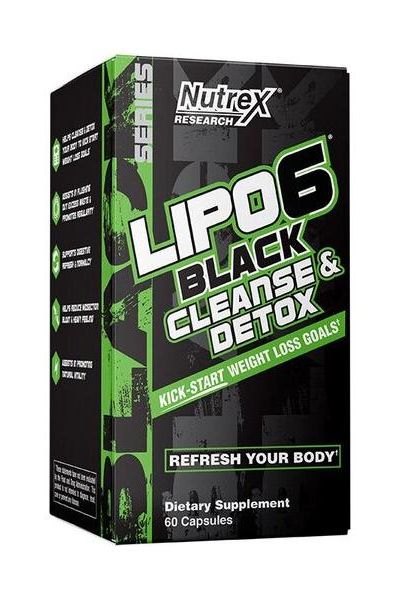 NUTREX - Lipo - 6 Black Cleanse & Detox - 60 caps - Nutri.se