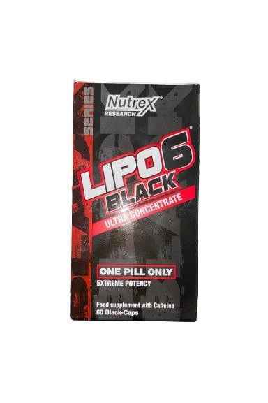 NUTREX - Lipo-6 Black Ultra Concentrate, Extreme Potency - 60 black caps