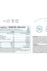 Nutriversum Collagen Liquid nutritional facts panel displaying ingredients and benefits.