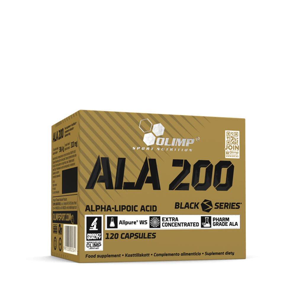 Olimp Labs ALA 200 näringsfakta baksida