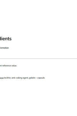 Ingredient list for Olimp Labs Gold-Lecithin 1200 capsules with lecithin and gelatin.