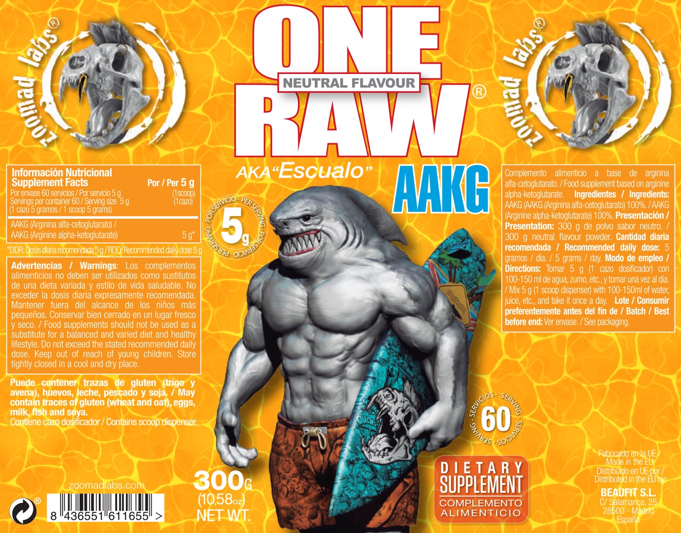 Zoomad Labs - Maustamaton - 300g
