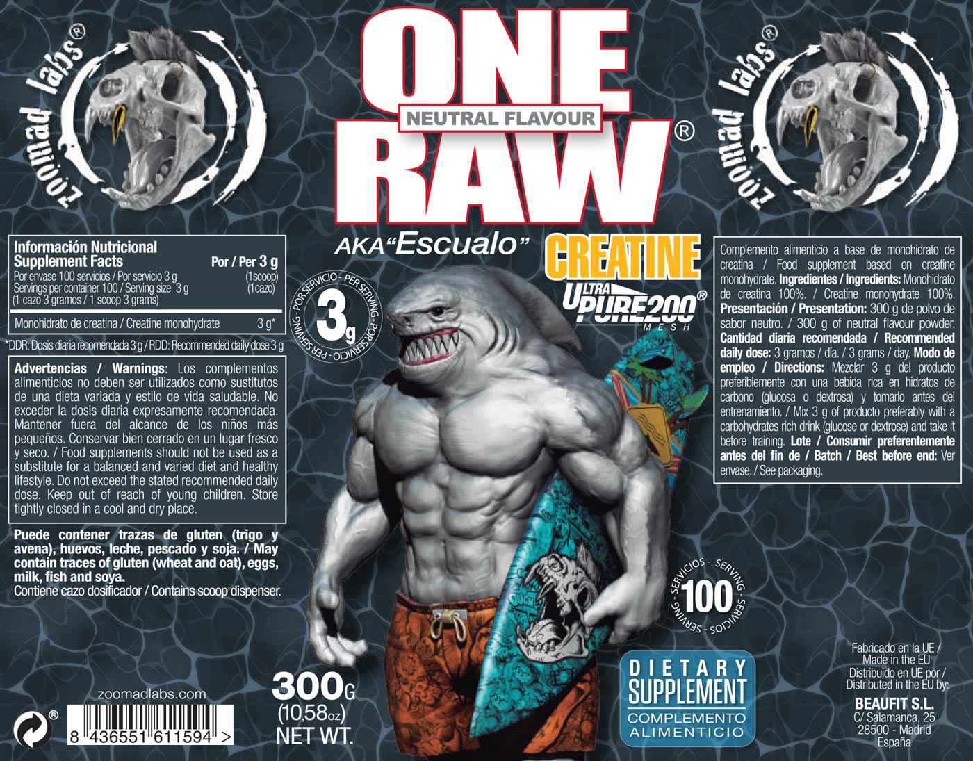 Zoomad Labs - Maustamaton - 300g