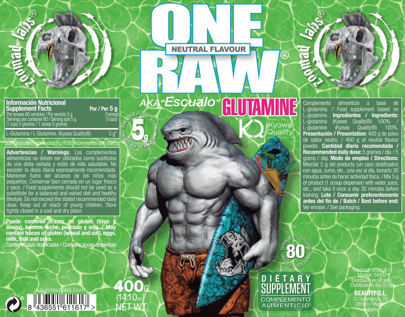 Zoomad Labs - One Raw® Glutamine