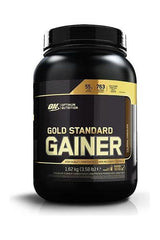 Optimum Nutrition Gold Standard Gainer, 1.62 kg chocolate protein powder, high quality for muscle recovery.