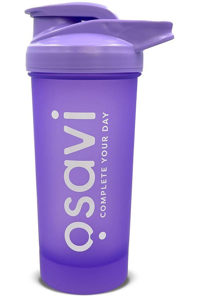 Osavi shaker in purple, 700 ml, perfect for mixing drinks with Osavi powder products, BPA-free.
