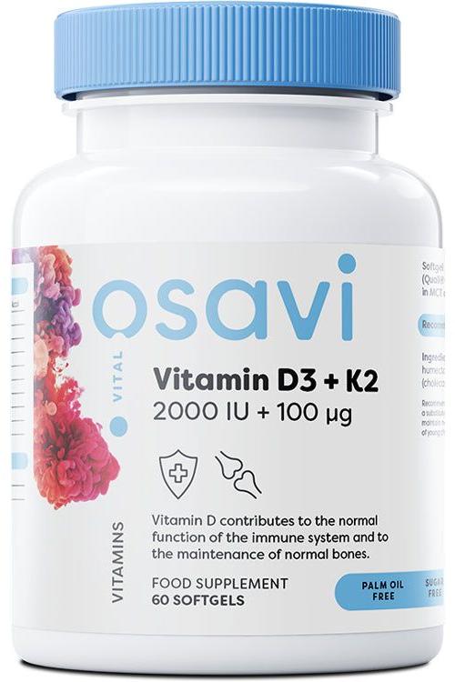 Osavi - Vitamin D3 + K2 - Nutri.se