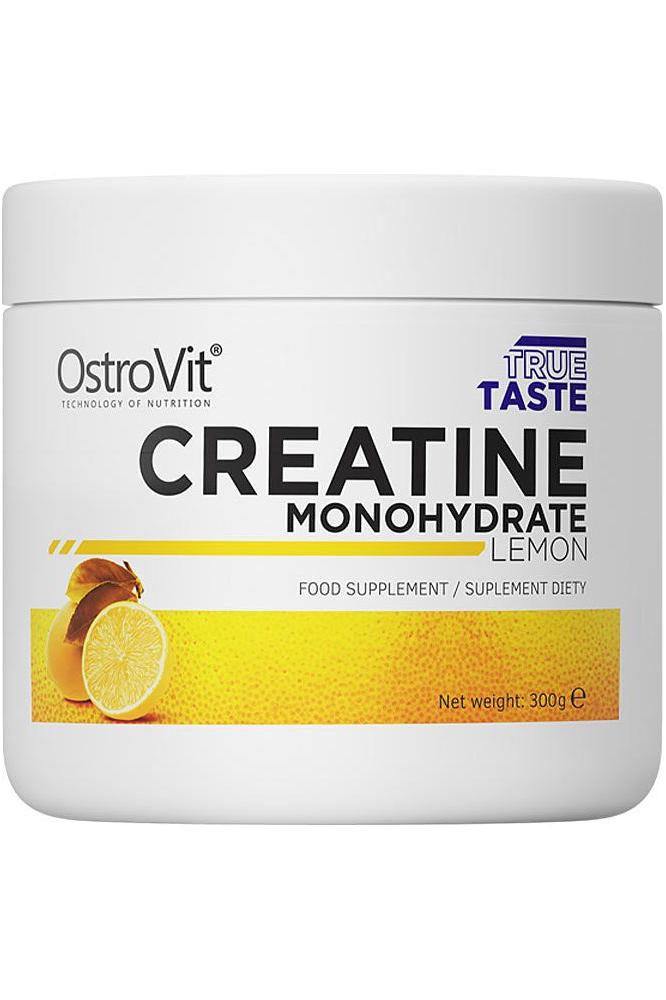 OstroVit Creatine Monohydrate Lemon flavor 300g supplement container