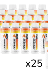 OstroVit Fat Burner Shot caffeine-free, 25 bottles, 100ml each, effective weight loss formula with 9 active ingredients.