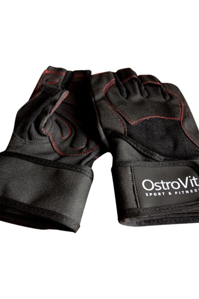 OstroVit men's gloves with stiffener, designed for gym use to enhance grip and protect hands during workouts.