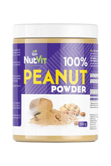 OstroVit NutVit Peanut Powder 500g jar, 100% natural, no additives, perfect for baking and cooking.