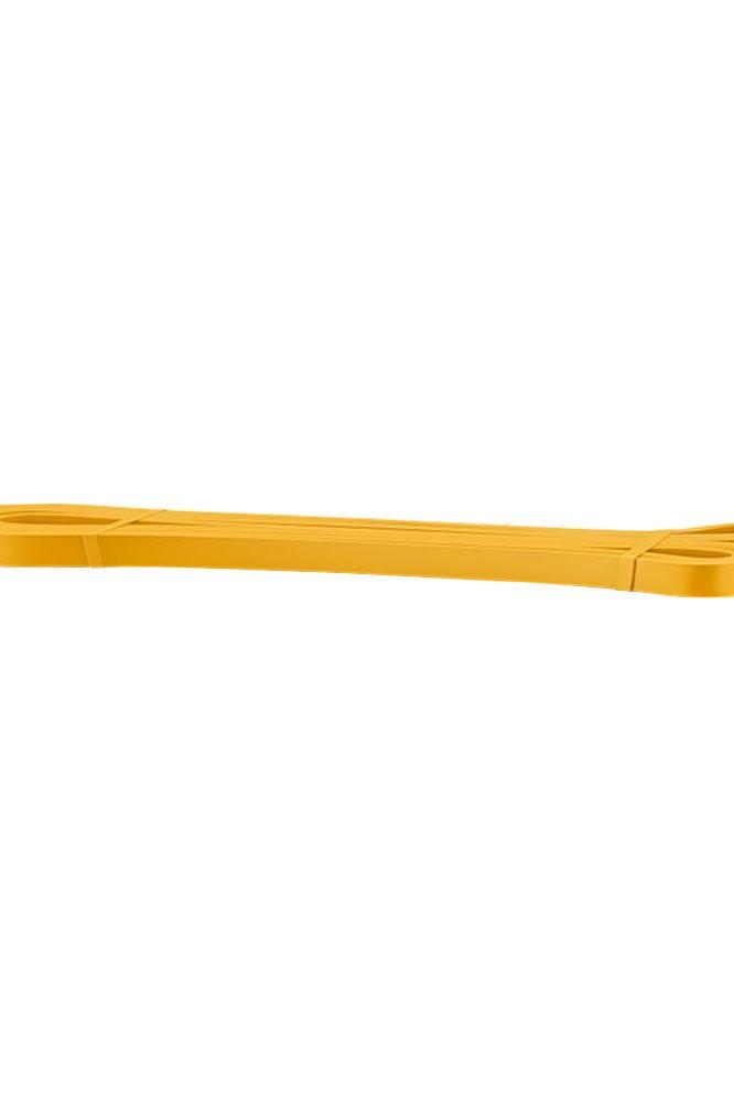 OstroVit training band resistance 2.5-7 kg, 2080 mm long, yellow natural latex for fitness and muscle building.